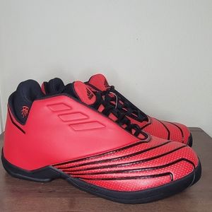 Adidas TMAC 2 Restomod Basketball Shoes Red Black Men's Size 9.5